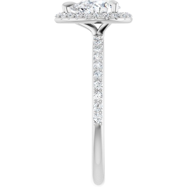 Halo-Style Engagement Ring