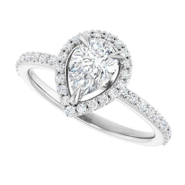 Halo-Style Engagement Ring