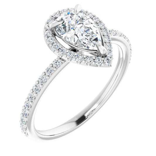 Halo-Style Engagement Ring