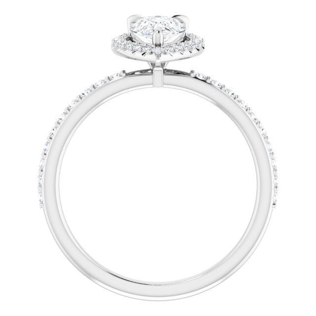 Halo-Style Engagement Ring
