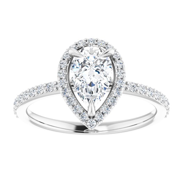 Halo-Style Engagement Ring