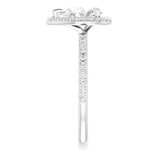 Halo-Style Engagement Ring