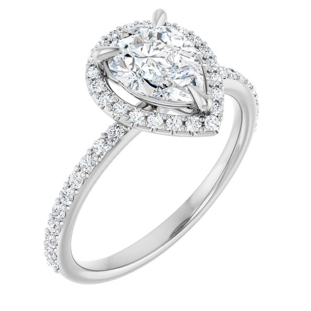 Halo-Style Engagement Ring