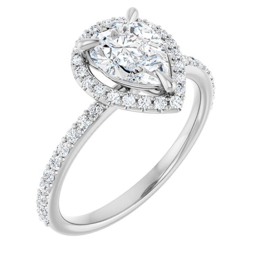 Halo-Style Engagement Ring