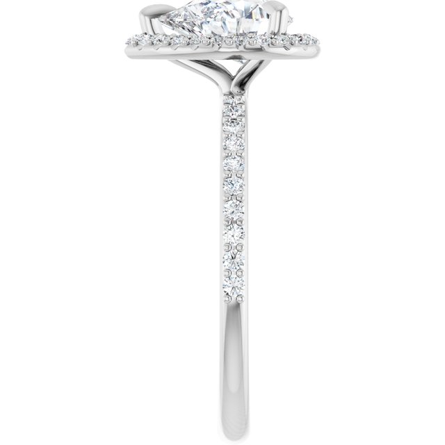 Halo-Style Engagement Ring