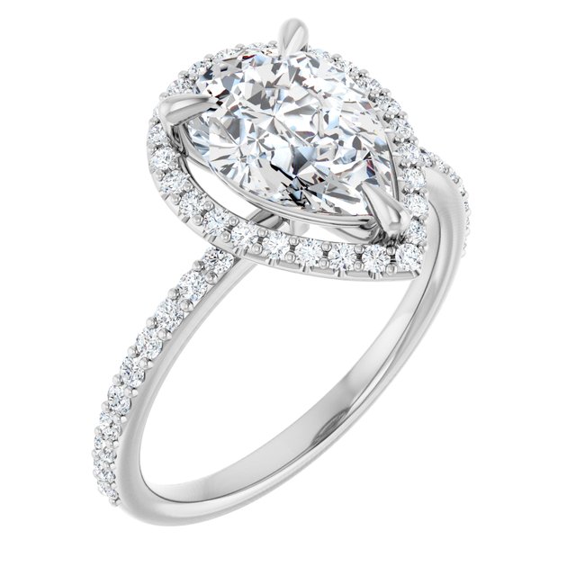 Halo-Style Engagement Ring