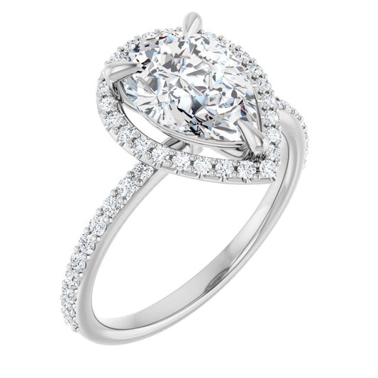 Halo-Style Engagement Ring