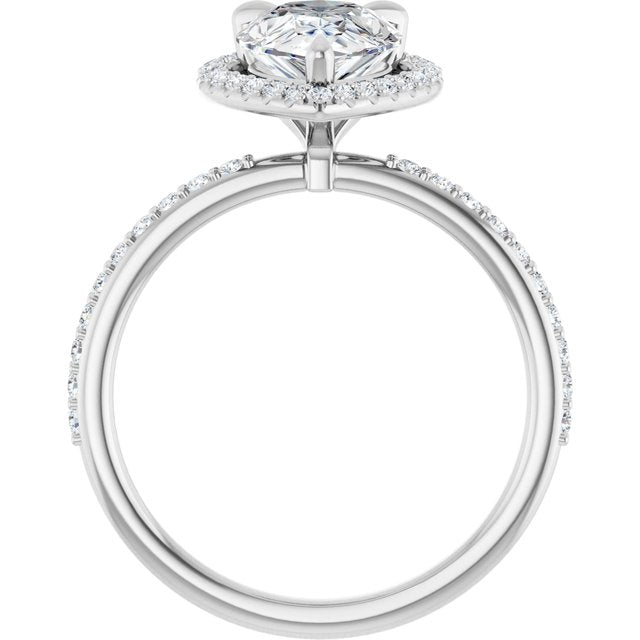 Halo-Style Engagement Ring
