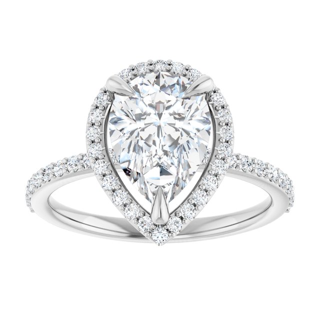 Halo-Style Engagement Ring