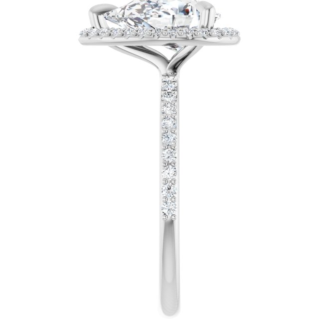 Halo-Style Engagement Ring
