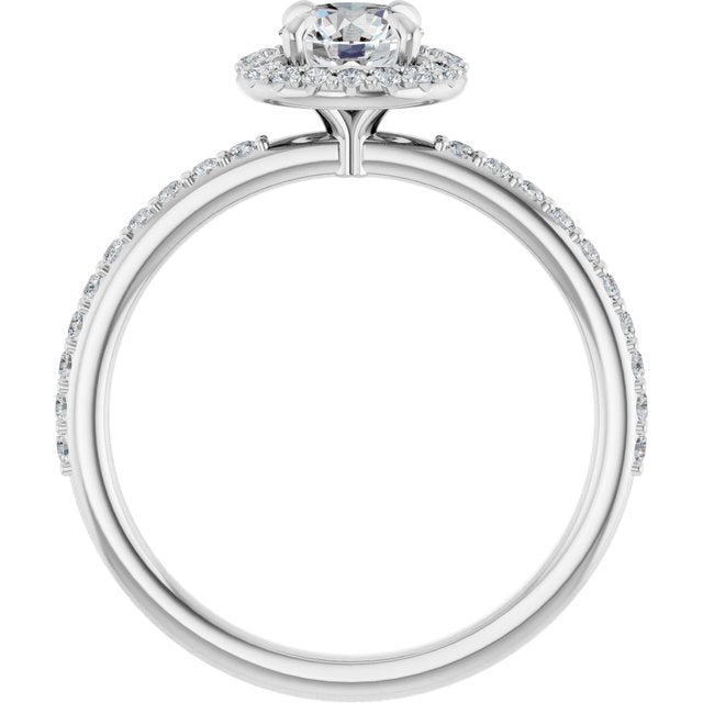 Halo-Style Engagement Ring
