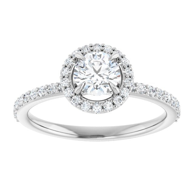 Halo-Style Engagement Ring