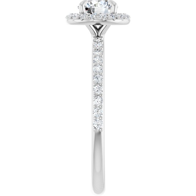 Halo-Style Engagement Ring