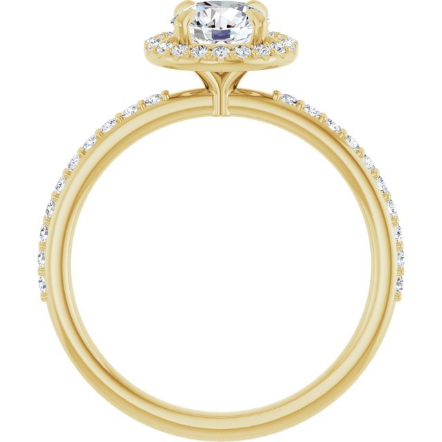 Halo-Style Engagement Ring
