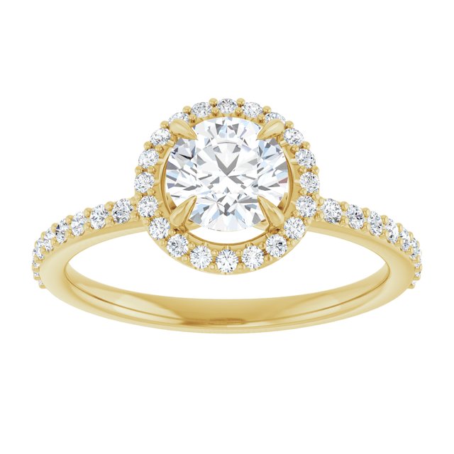 Halo-Style Engagement Ring