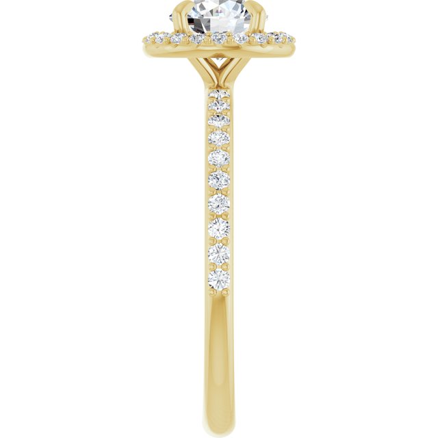 Halo-Style Engagement Ring