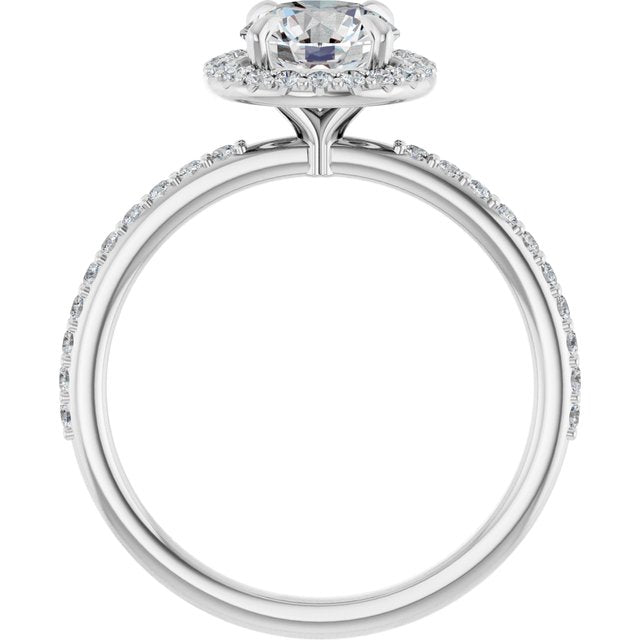 Halo-Style Engagement Ring