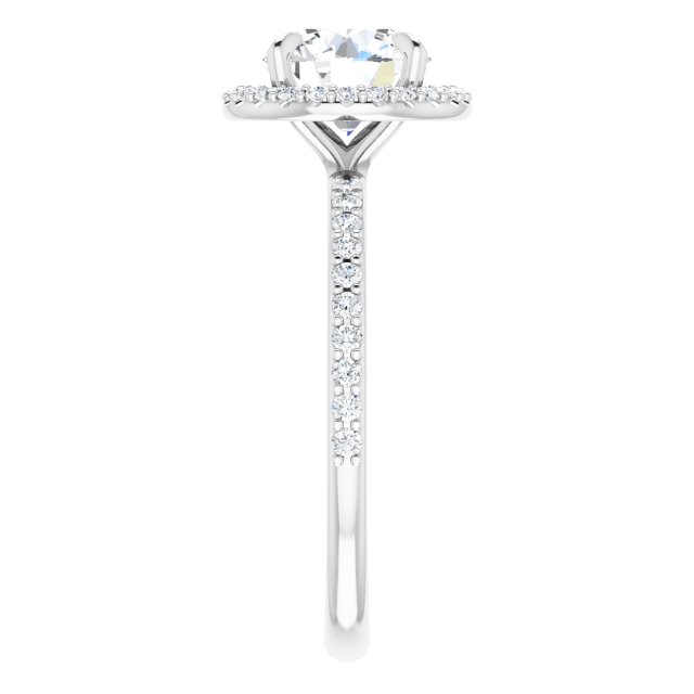 Halo-Style Engagement Ring