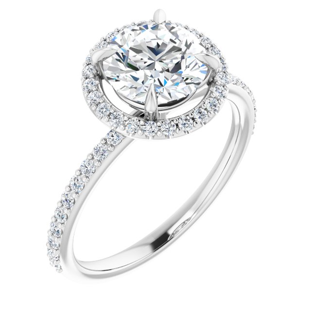 Halo-Style Engagement Ring