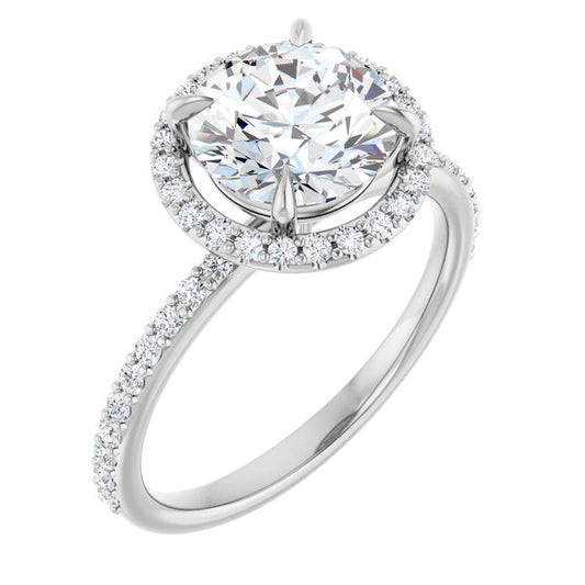 Halo-Style Engagement Ring