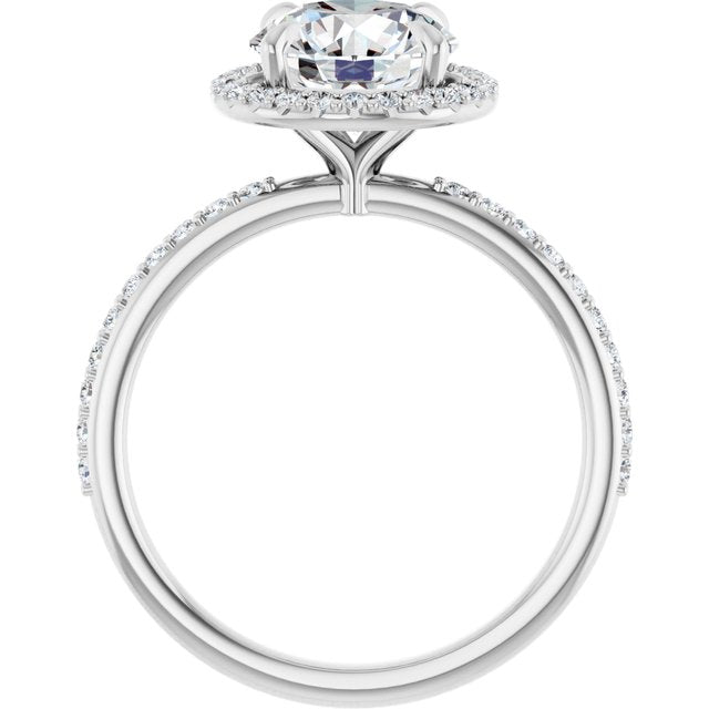 Halo-Style Engagement Ring