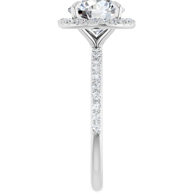 Halo-Style Engagement Ring