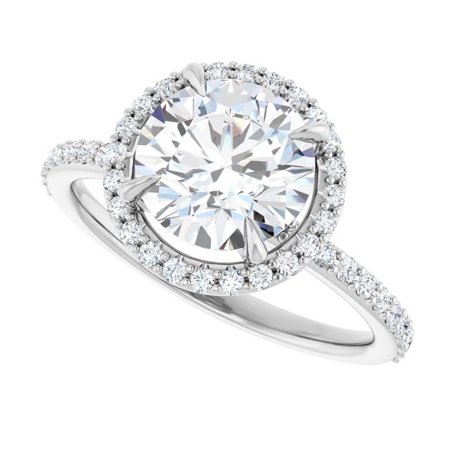 Halo-Style Engagement Ring