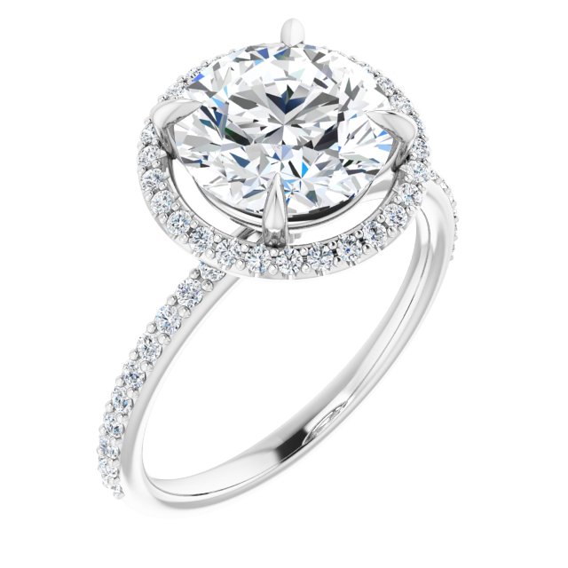Halo-Style Engagement Ring