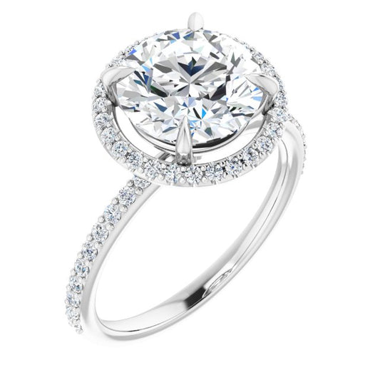 Halo-Style Engagement Ring