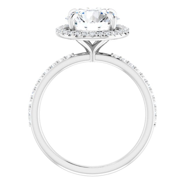 Halo-Style Engagement Ring