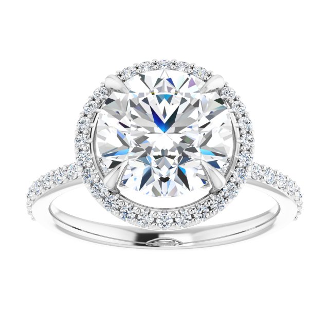 Halo-Style Engagement Ring