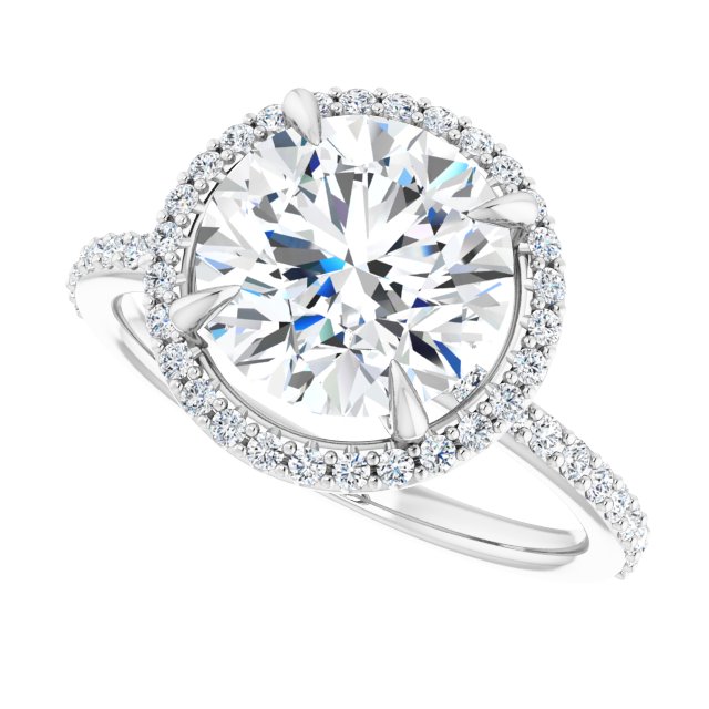 Halo-Style Engagement Ring