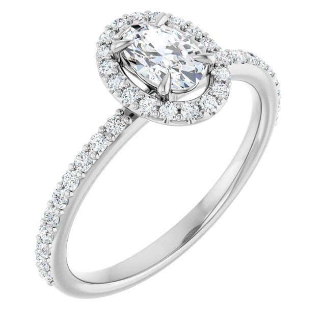 Halo-Style Engagement Ring