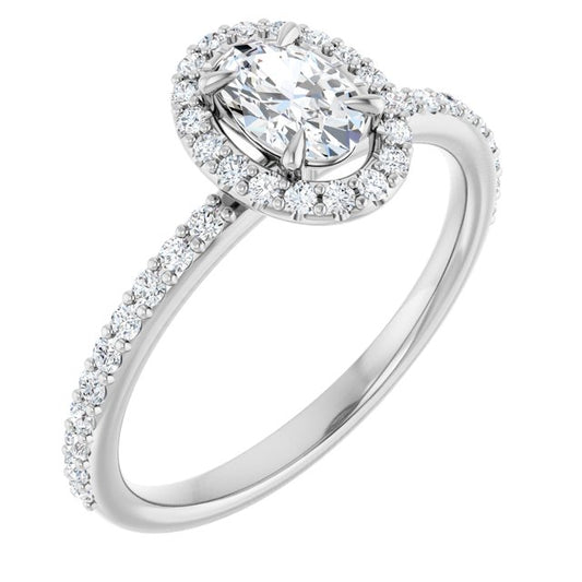Halo-Style Engagement Ring
