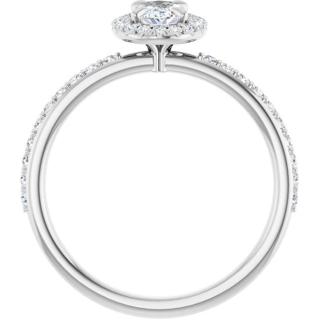 Halo-Style Engagement Ring