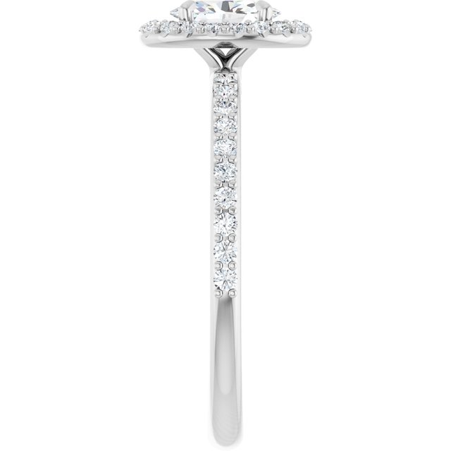 Halo-Style Engagement Ring