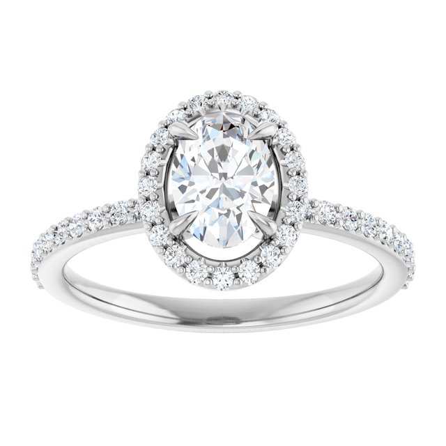 Halo-Style Engagement Ring