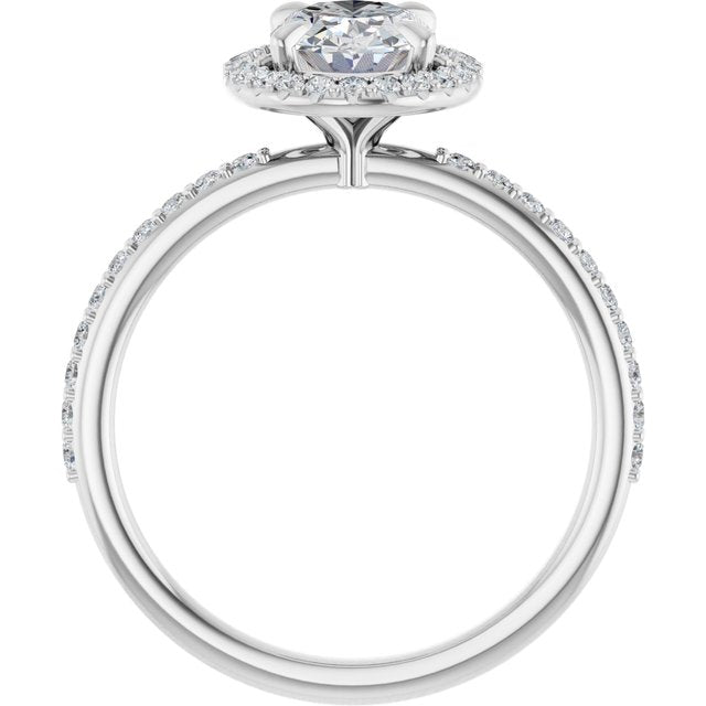 Halo-Style Engagement Ring