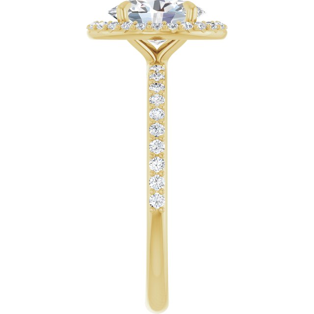 Halo-Style Engagement Ring
