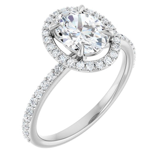 Halo-Style Engagement Ring