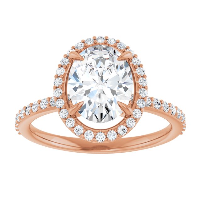 Halo-Style Engagement Ring