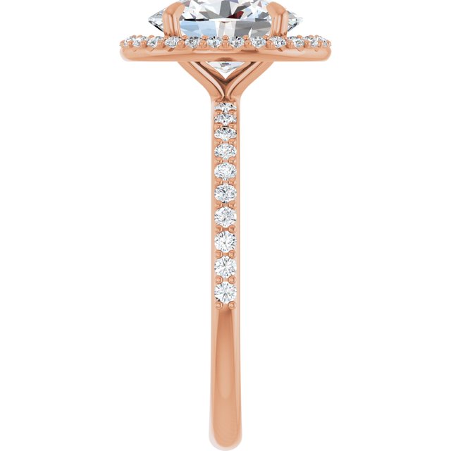 Halo-Style Engagement Ring