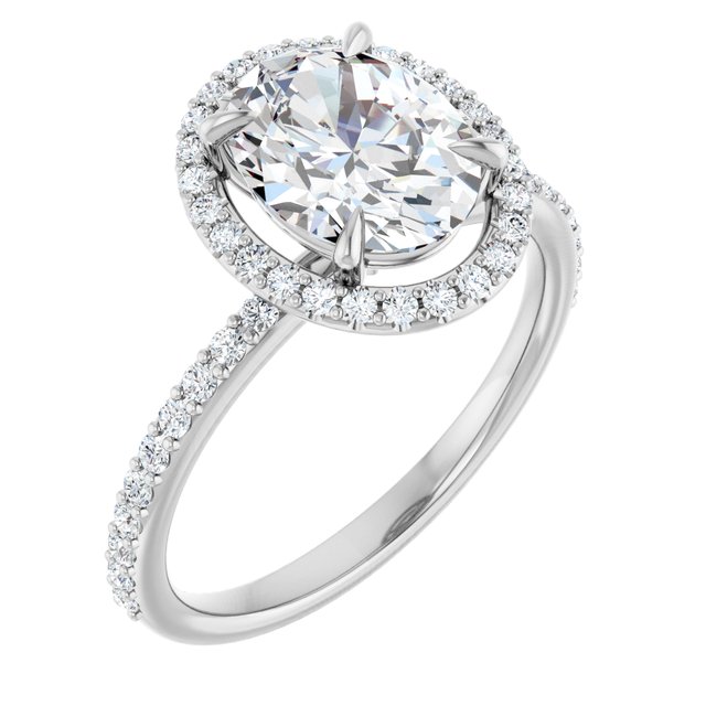 Halo-Style Engagement Ring