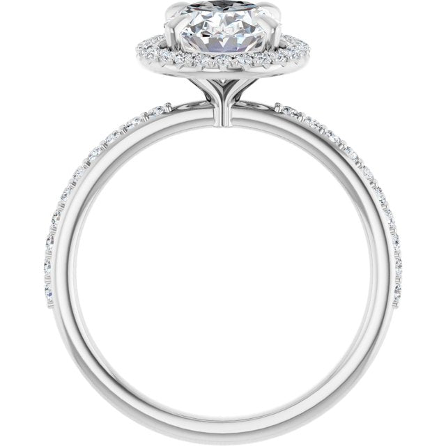 Halo-Style Engagement Ring