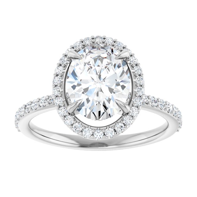 Halo-Style Engagement Ring