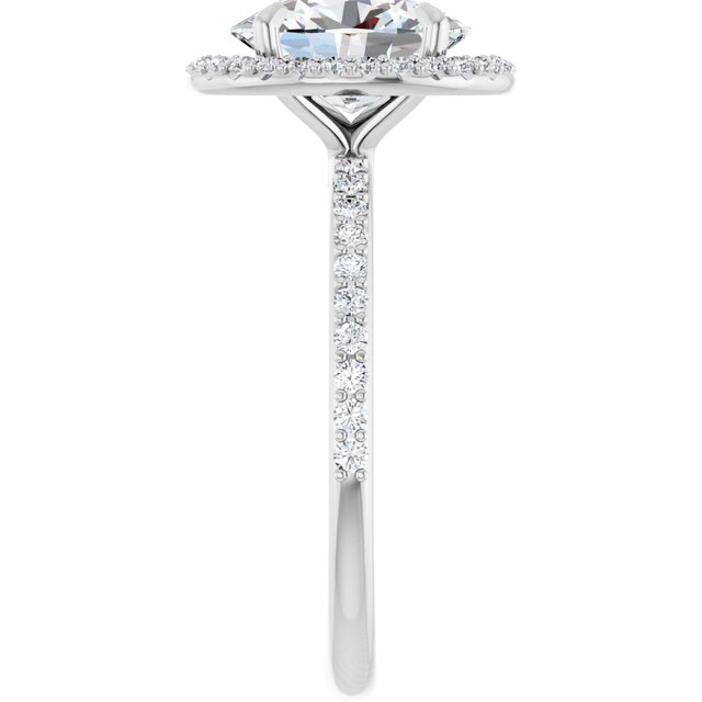 Halo-Style Engagement Ring