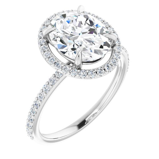 Halo-Style Engagement Ring