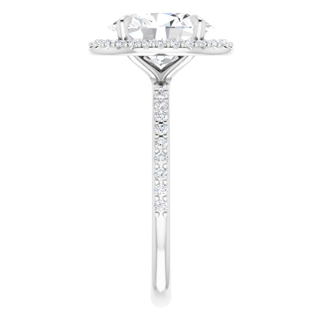 Halo-Style Engagement Ring