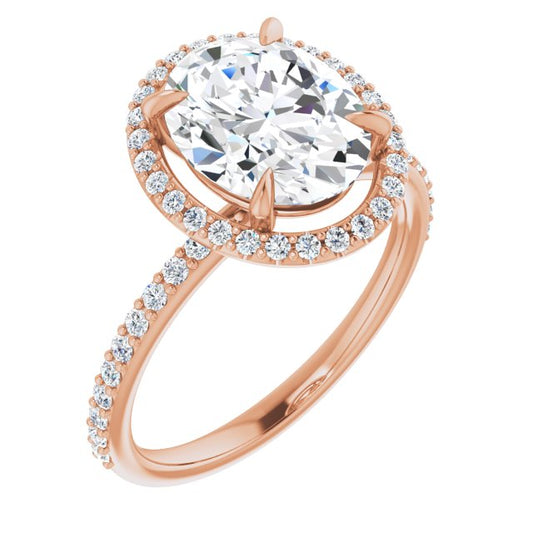 Halo-Style Engagement Ring