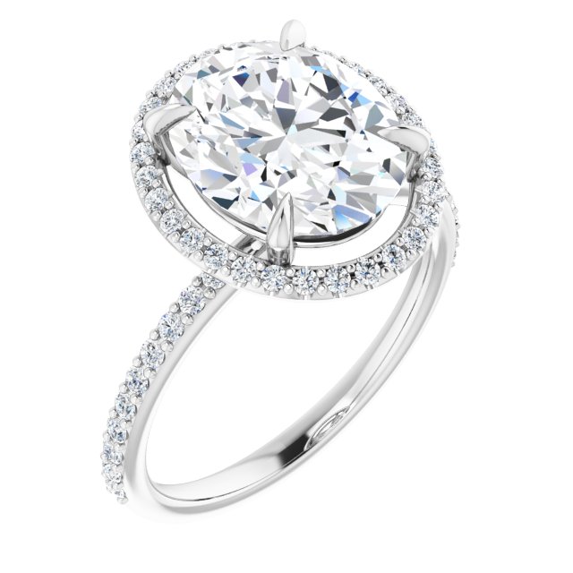 Halo-Style Engagement Ring